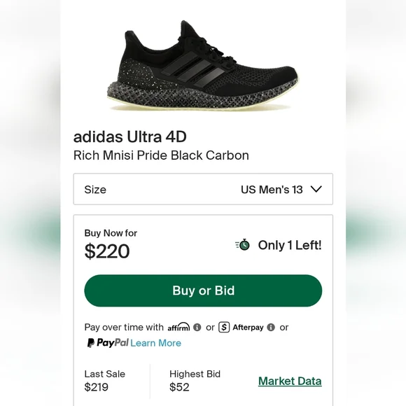 Adidas Ultra 4D Rich Mnisi - Picture 2 of 11